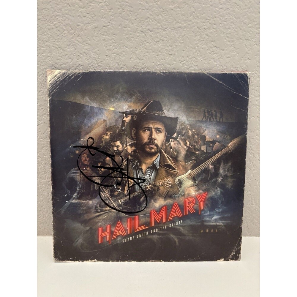 Signed Shane Smith And The Saints Hail Mary Vinyl Record
